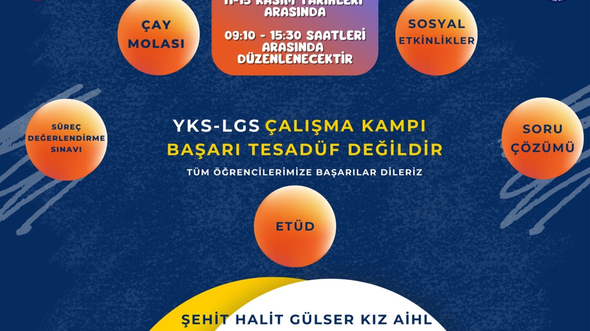 Her Yıl Gelenekselleşen Ara Tatil Kamp Programımız Bu Yılda Gerçekleştirilmek Üzere Planlandı.